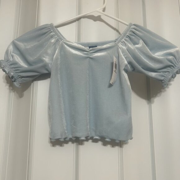 Old Navy - Light Blue Baby Girl Top - 18-24 Months - Picture 1 of 6